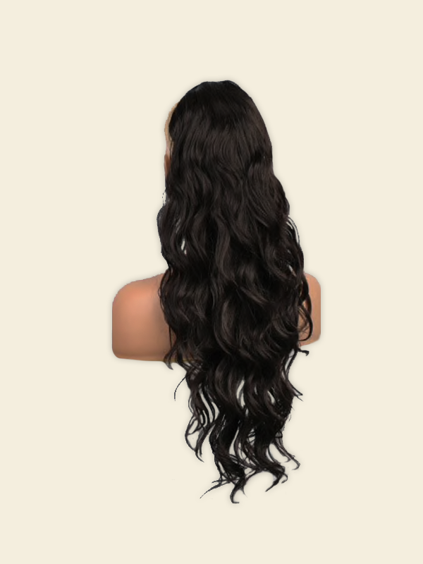 Afro Nordic – Yasmin 26" Body Wave Dragstring syntetisk hästsvans