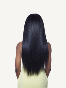 X-Pression – Dominican Blow Out Straight Pre-Looped Crochet Hair 14"