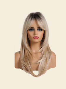 Afro Nordic – Kim Synthetic Ombré Wig with Bangs