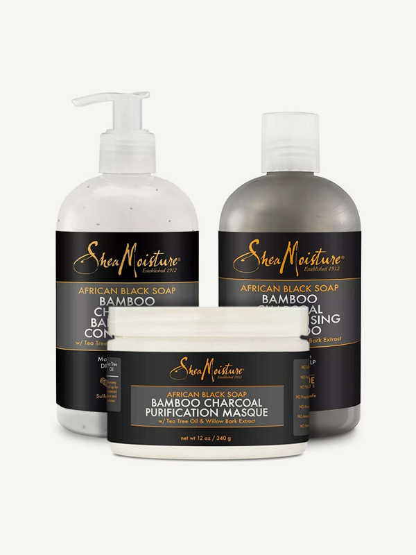 SheaMoisture – African Black Soap Bamboo Charcoal Purification Masque