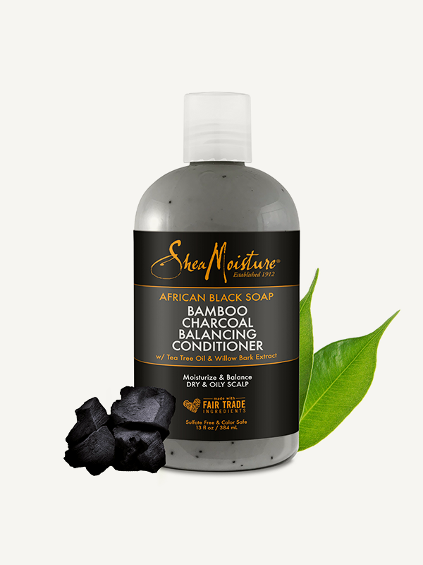 SheaMoisture – African Black Soap Bamboo Charcoal Balancing Conditioner